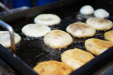 전주 야시장에서 파는 호떡