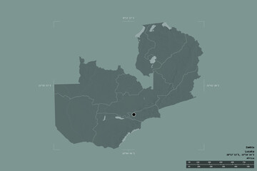 Regional division of Zambia. Administrative
