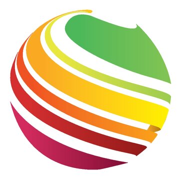 globe logo element concept