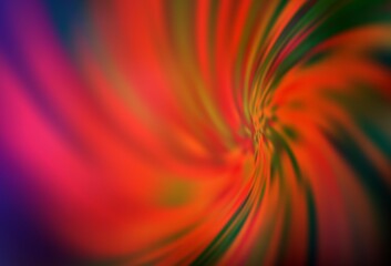 Dark Red vector blurred shine abstract background.