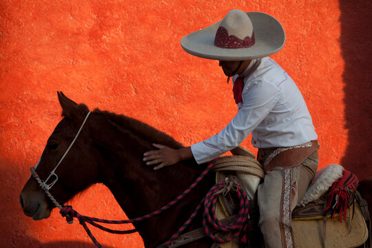 Mexican Cowboy or Charro. Mexico