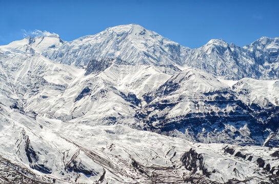 Snowy Mountain Peaks - Beauty of Nature