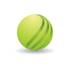 Spherical logo element design
