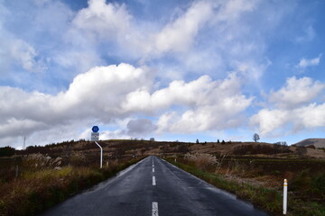 The view of Hakkoda mountain in Aomori, Japan
