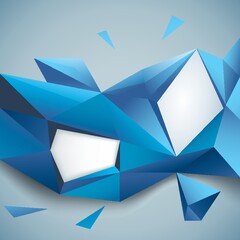 Geometric background with copy space