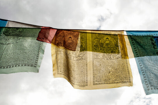 Tibetan flags