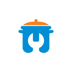 Abstract Kitchen Vector , Food Logo