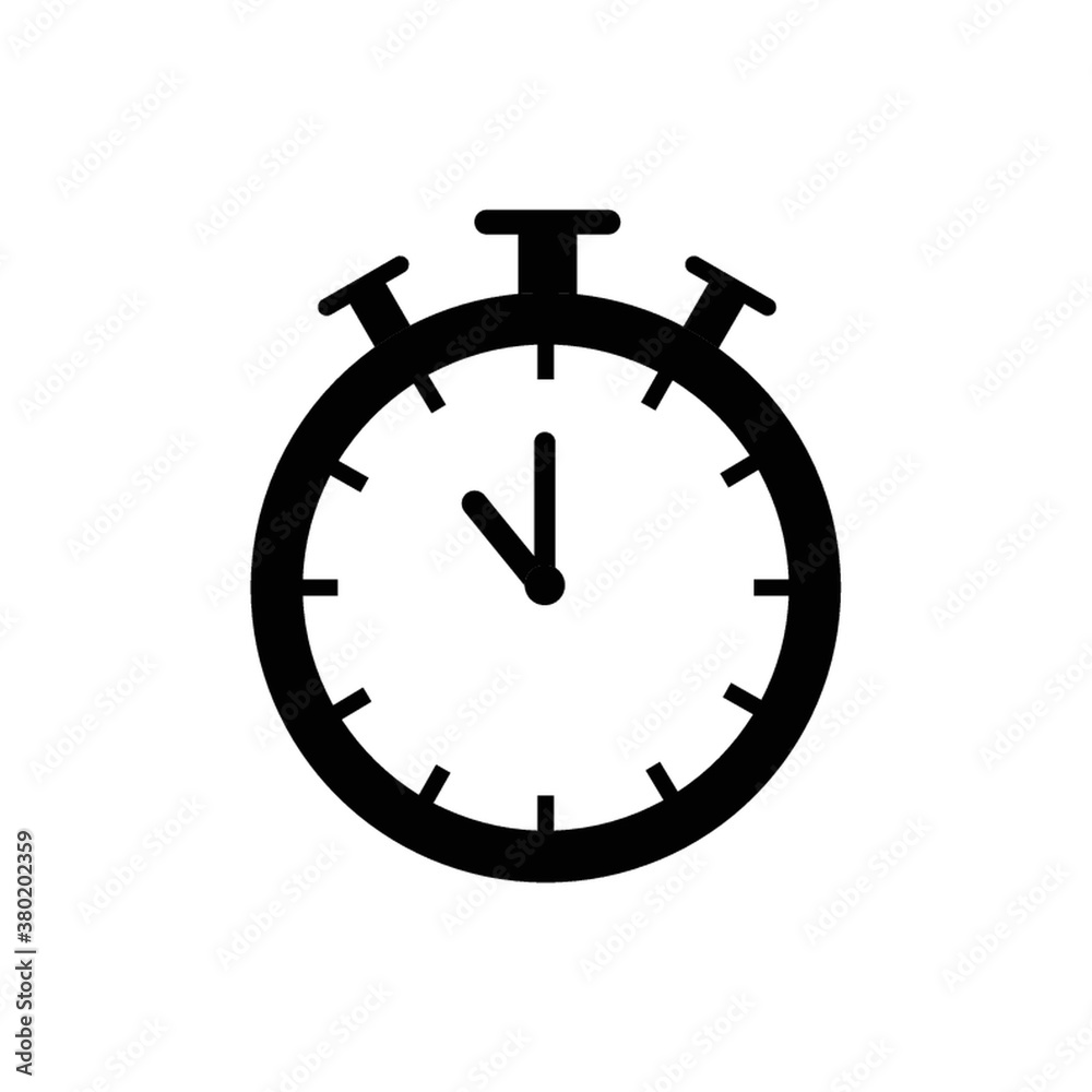 Wall mural stopwatch icon