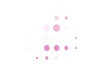 Light Pink, Red vector background with spots.