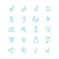 Collection of cleaning tools