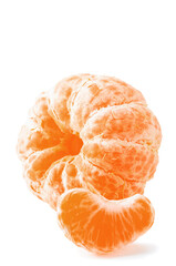 mandarin fruits on a white background