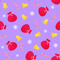 Christmas and New Year seamless pattern, digital paper.