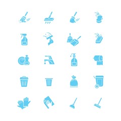 Collection of cleaning tools