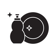 dishwasher detergent with plate