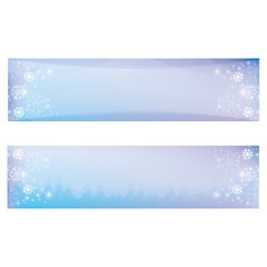 Fototapeta na wymiar winter web banner design