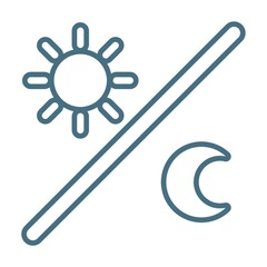 Night and day concept