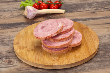 Natural ham made from pork