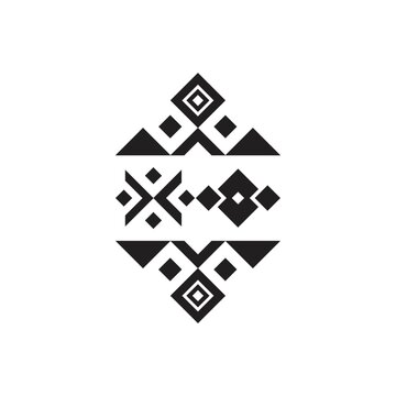 Aztec pattern design