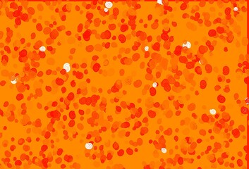 Light Orange vector template with bent ribbons.