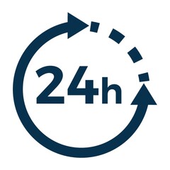 24 hours icon