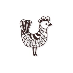 Simple rooster design