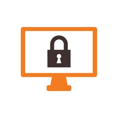 Locked computer screen