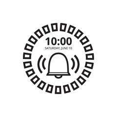 Reminder and alarm icon