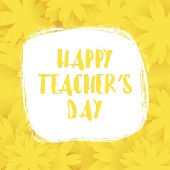 Happy teacher's day design
