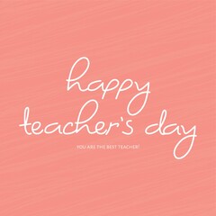 Happy teacher's day design