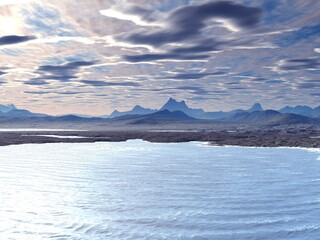 Beautiful mountain landscape 
