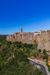 Fototapeta na wymiar Pitigliano medieval town in Tuscany Italy