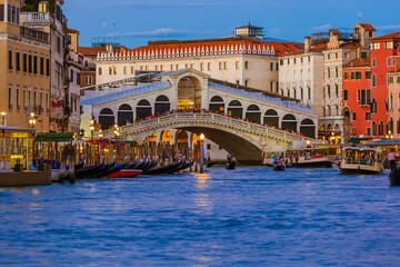 Obraz premium Rialto bridge in Venice Italy