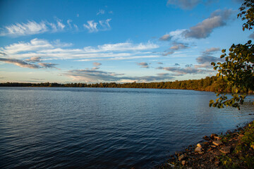 lake and sky