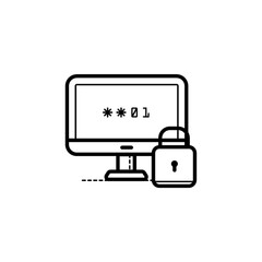 computer security concept