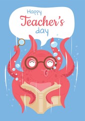 happy teacher's day design