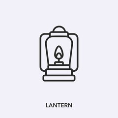 lantern icon vector sign symbol
