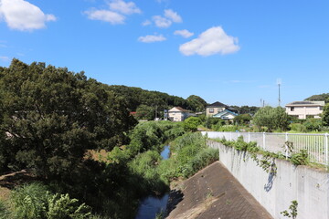 Fototapeta premium 座禅川（神奈川県平塚市土屋）