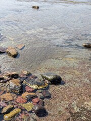 Stones in the water