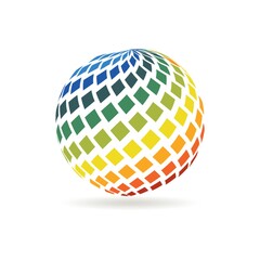 spherical logo element design