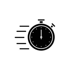 flying stopwatch icon