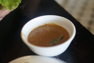 베트남 하롱베이 분짜집 음식