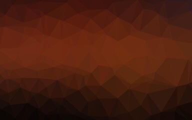 Dark Red vector shining triangular background. A completely new color illustration in a vague style. Textured pattern for background.