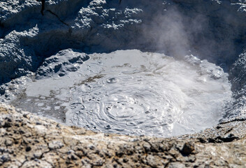 Geothermal region of Hverir in Iceland near Myvatn Lake, Iceland