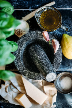 Pestle and Mortar.