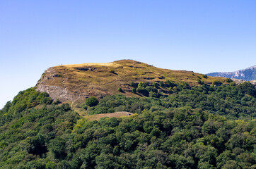 Mountain landscape. Summer tracking. The Mountains Of The Crimea