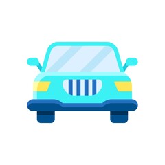 party icons related car with mirror and lights vector with editable stroke