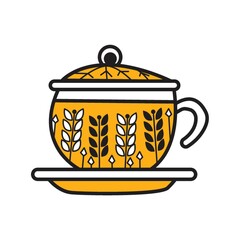 Teacup with lid design