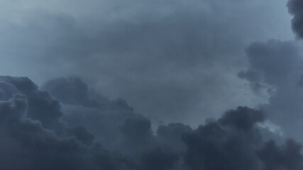 Sky and clouds before raining