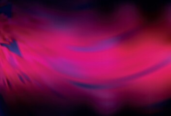 Dark Pink vector glossy abstract backdrop.