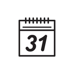 Calendar vector illustration simple isolated flat illustration graphic design